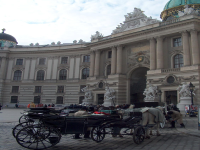 The grand Michaelertrakt (Michael's Wing) of the Hofburg (Imperial Palace)